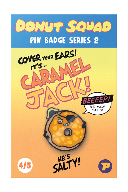 Donut Squad pin badges bundle - series 2