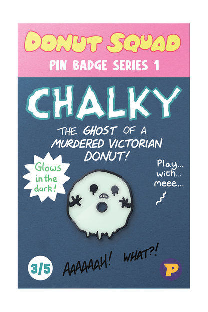 Donut Squad pin badges bundle - series 1