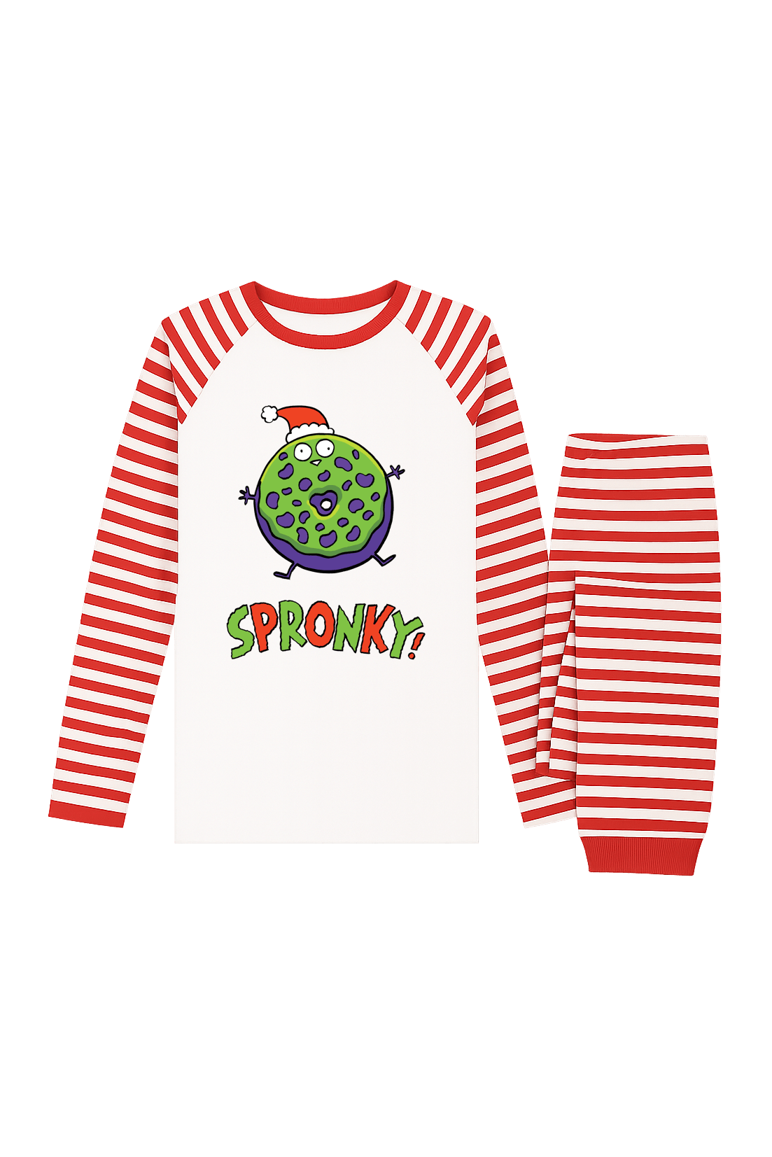 Donut Squad Spronky Christmas pyjama set for kids