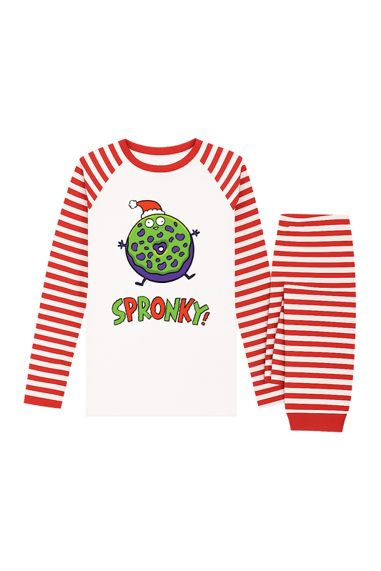 Donut Squad Spronky Christmas pyjama set for kids