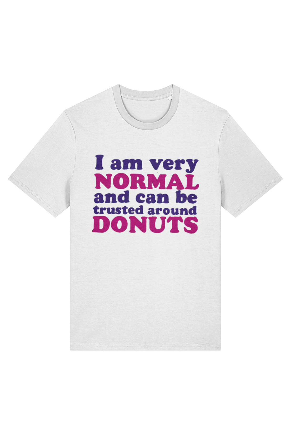 Donut Squad "I am very normal and can be trusted around donuts" adult t-shirt