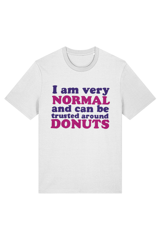 Donut Squad "I am very normal and can be trusted around donuts" adult t-shirt