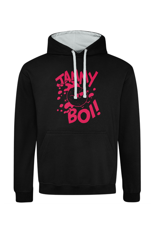 Donut Squad Jammyboi mono design adult hoodie