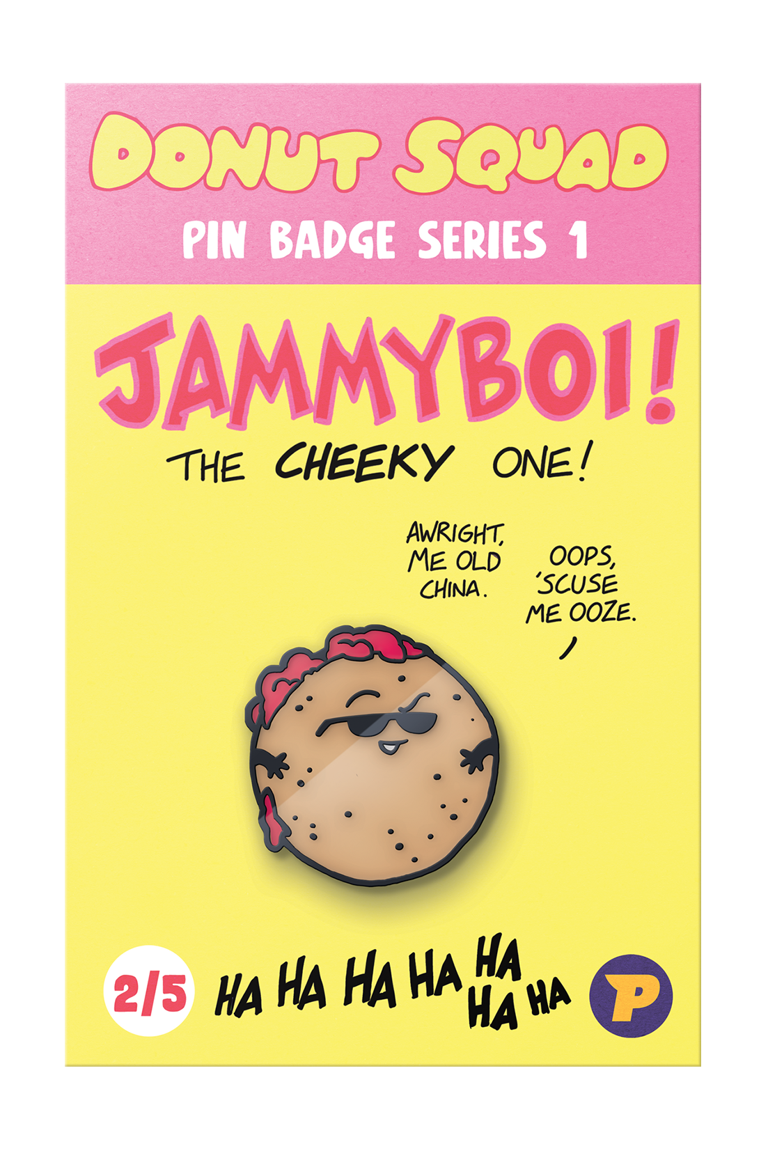 Donut Squad pin badges bundle - series 1