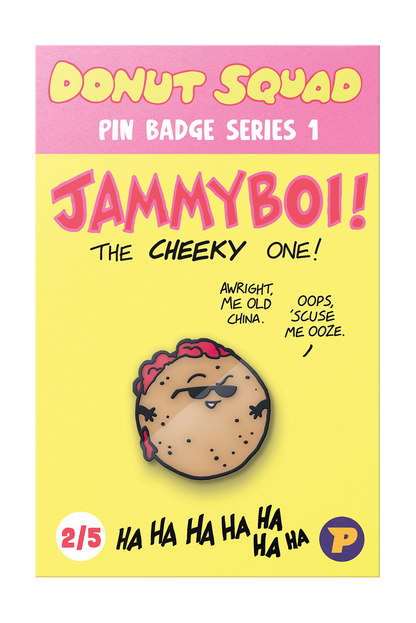 Donut Squad pin badges bundle - series 1