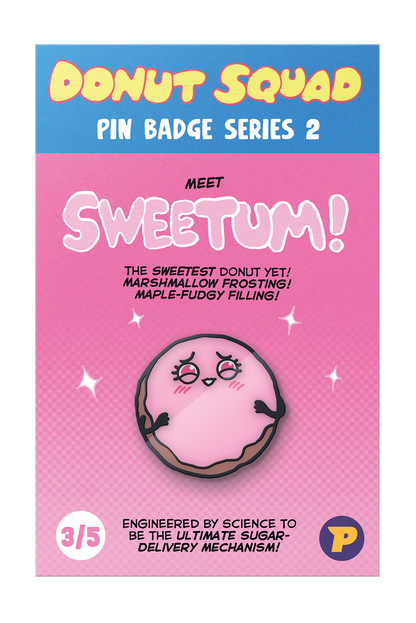 Donut Squad pin badges bundle - series 2