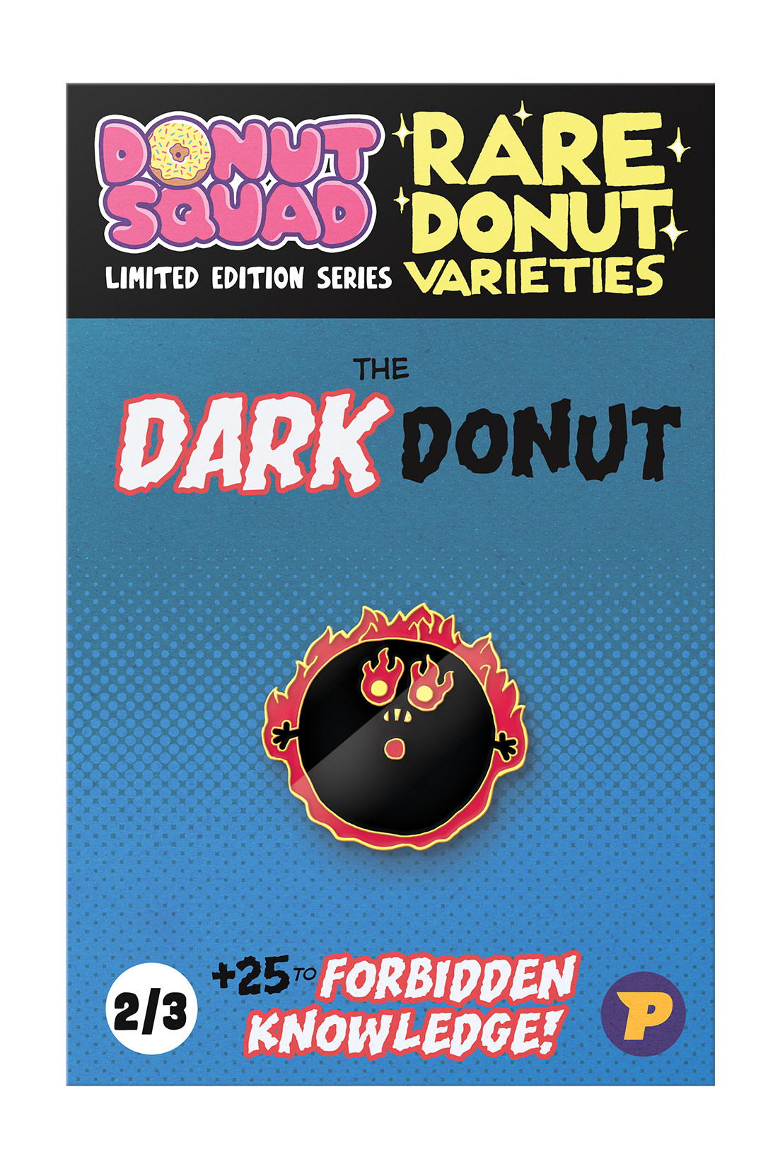 Donut Squad 3: Destiny of the Donuts - book & pin badge bundle