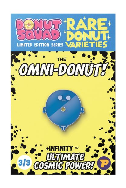 Donut Squad 3: Destiny of the Donuts - book & pin badge bundle