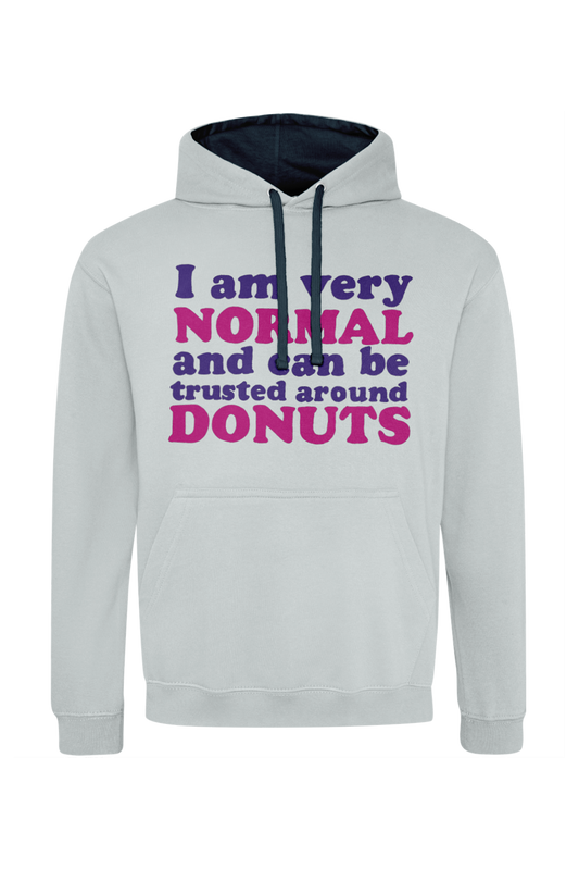 Donut Squad Totally Normal Humans adult hoodie