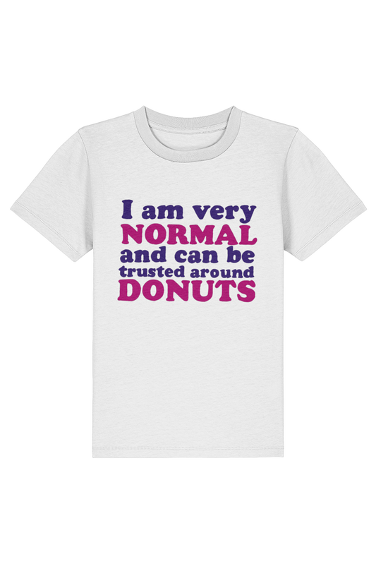 Donut Squad "I am very normal and can be trusted around donuts" kids t-shirt