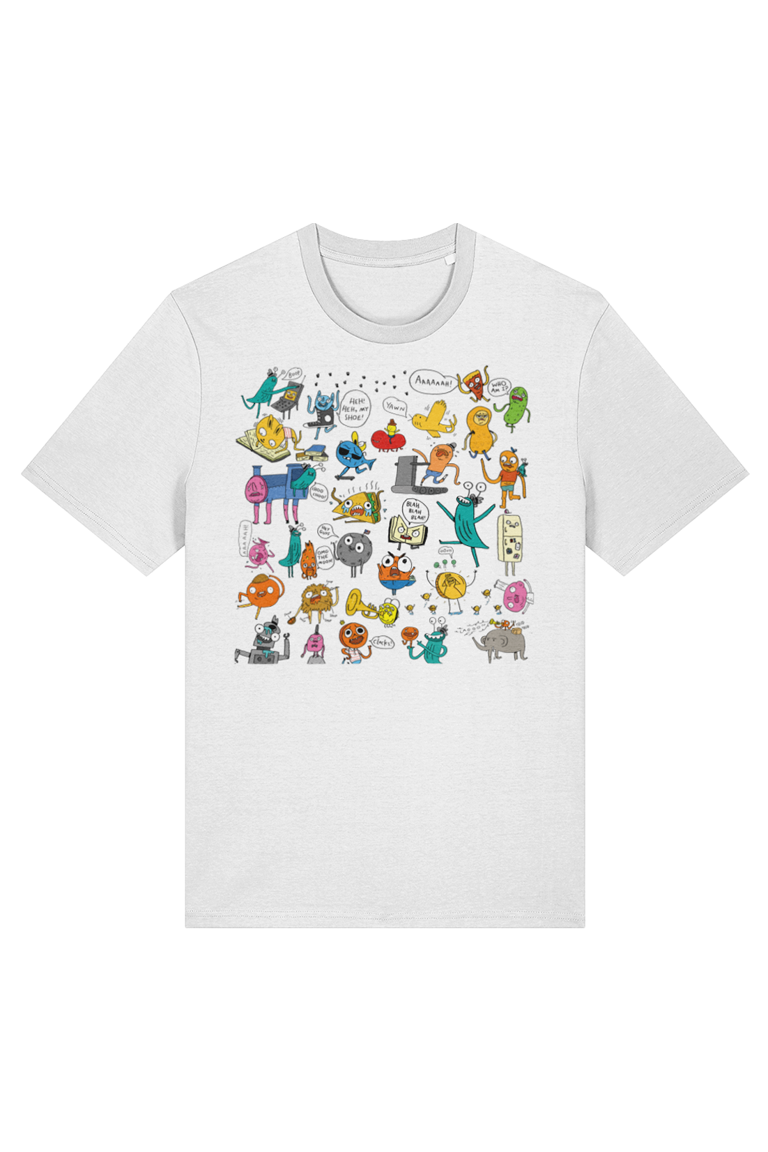 Doug Slugman P.I. Character Mix-up Colour adult t-shirt