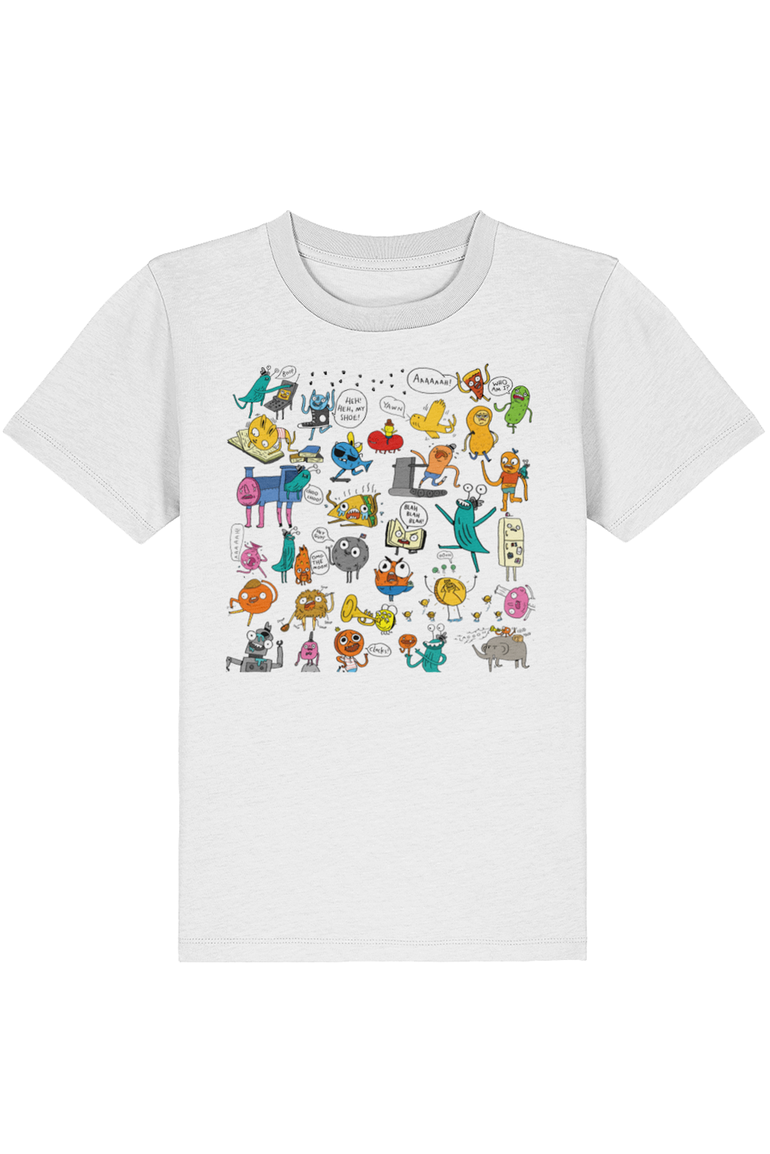 Doug Slugman P.I. Character Mix-up Colour kids t-shirt