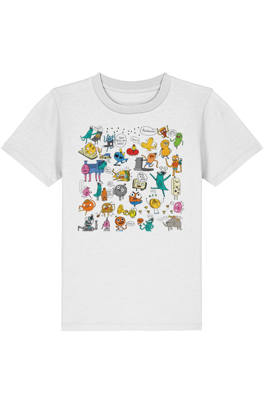 Doug Slugman P.I. Character Mix-up Colour kids t-shirt