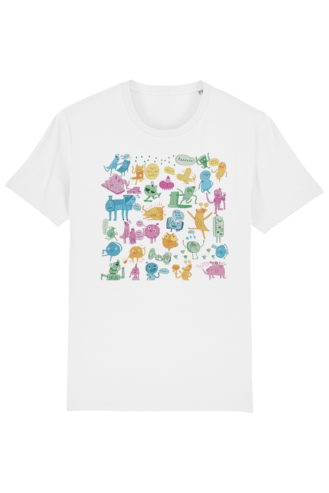 Doug Slugman P.I. Character Mix-up Mono adult t-shirt