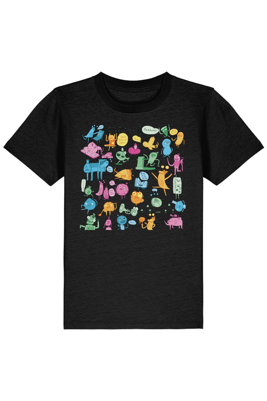 Doug Slugman P.I. Character Mix-up Mono kids t-shirt