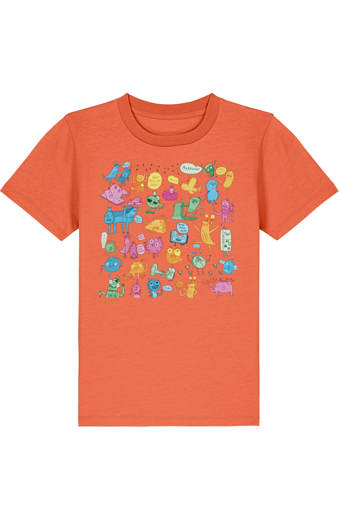 Doug Slugman P.I. Character Mix-up Mono kids t-shirt