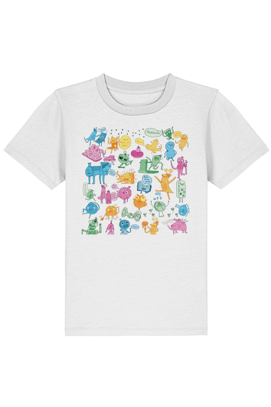 Doug Slugman P.I. Character Mix-up Mono kids t-shirt