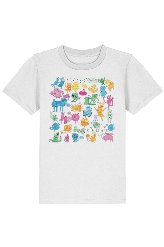 Doug Slugman P.I. Character Mix-up Mono kids t-shirt