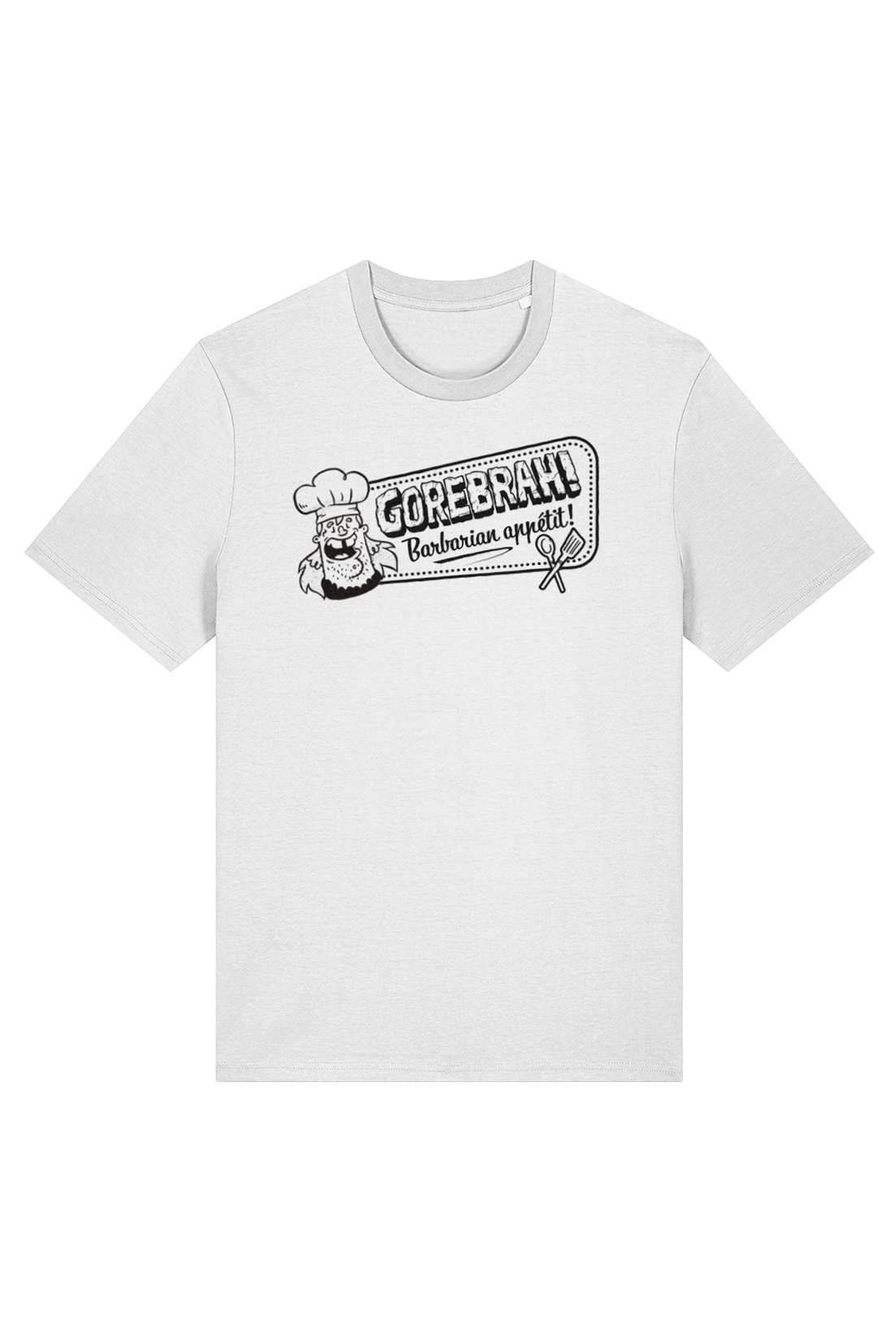 Gorebrah Barbarian Chef adult t-shirt