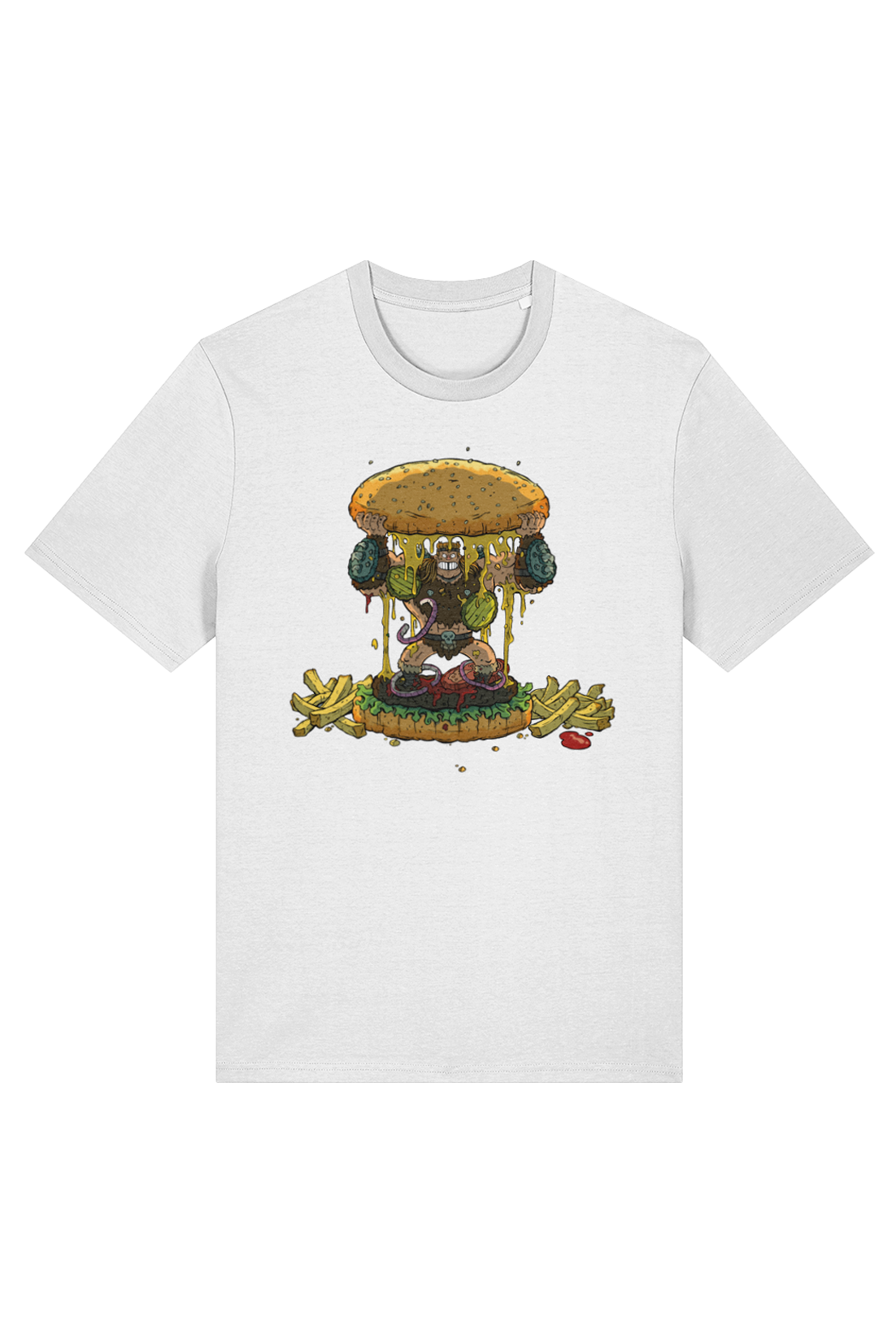 Gorebrah Hamburger adult t-shirt