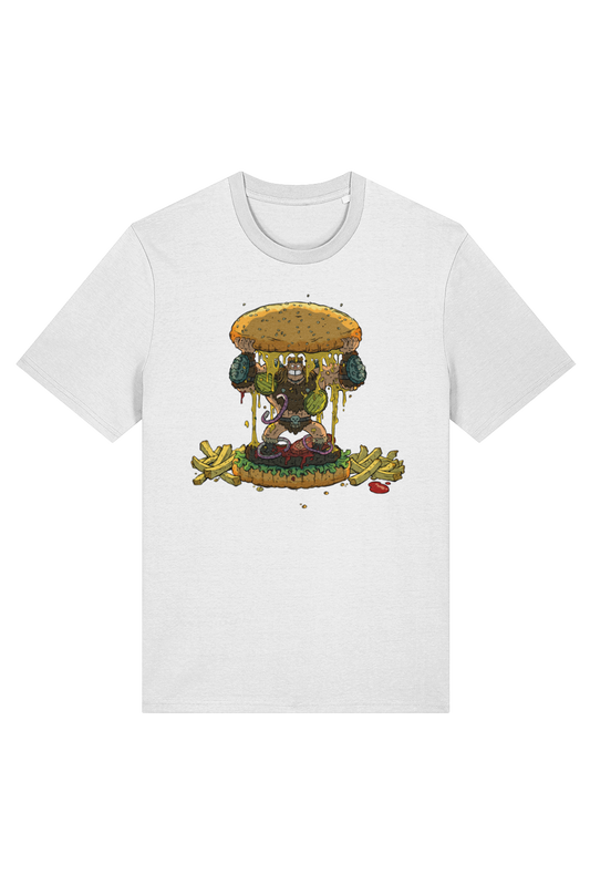 Gorebrah Hamburger adult t-shirt