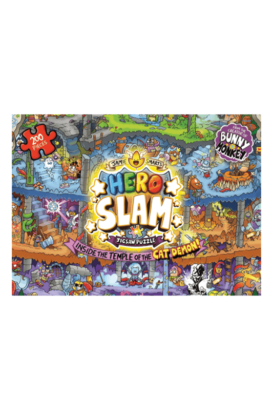 Jamie Smart’s Hero Slam Jigsaw Puzzle 2: Inside the Temple of the Cat Demon