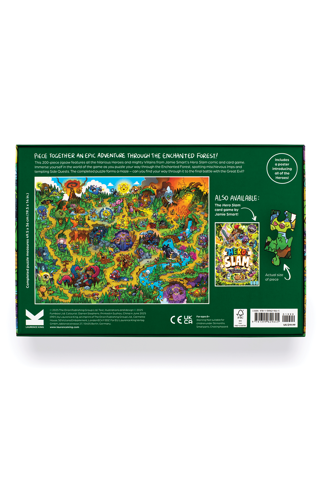 Jamie Smart's Hero Slam Jigsaw Puzzle: 200 pieces