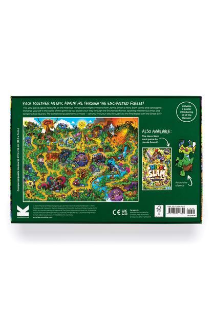 Jamie Smart's Hero Slam Jigsaw Puzzle: 200 pieces