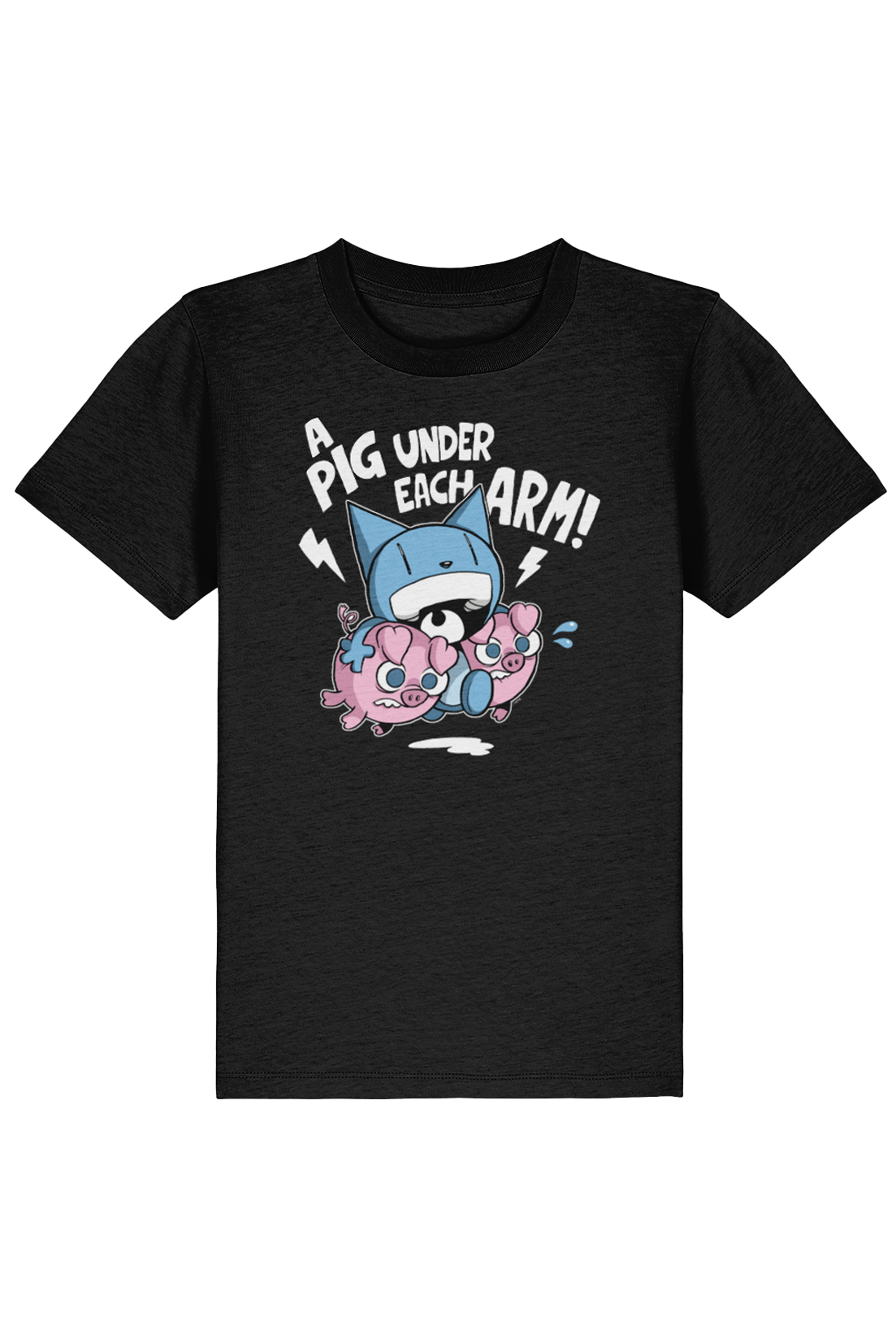 Looshkin "A pig under each arm!" kids t-shirt