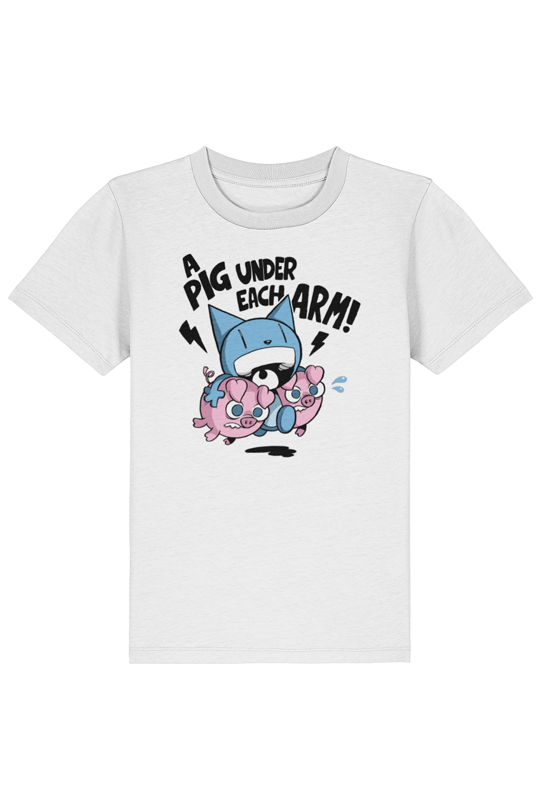 Looshkin "A pig under each arm!" kids t-shirt
