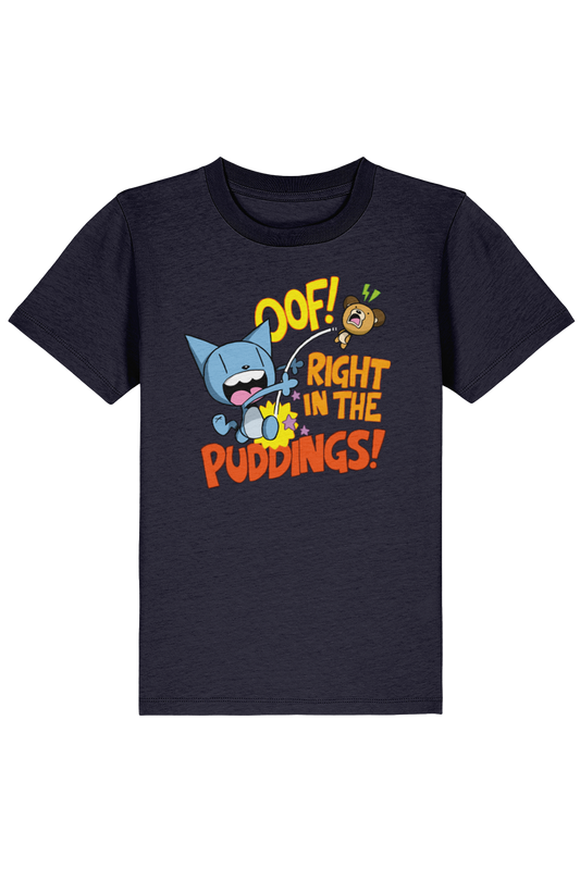 Looshkin "Oof! Right in the puddings!" kids t-shirt