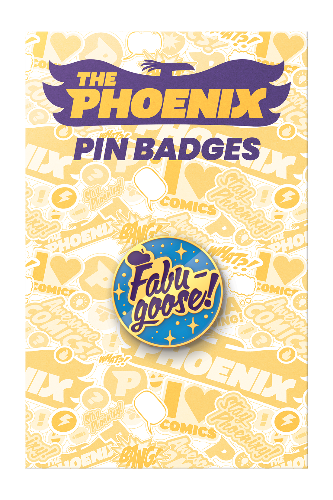 Official Phoenix Fabu-goose! pin badge