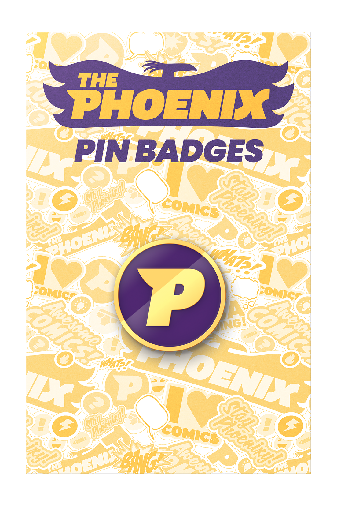 Phoenix Pd Pin Phoenix 'P' pin badge - The Phoenix Shop
