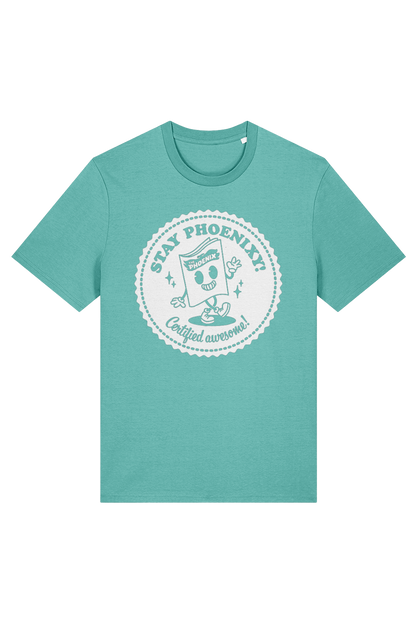 Bunny vs Monkey Intergalactic Monkey Business and Stay Phoenixy Rosette kids t shirt