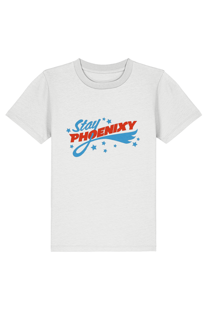 Bunny vs Monkey Intergalactic Monkey Business and Stay Phoenixy kids t-shirt