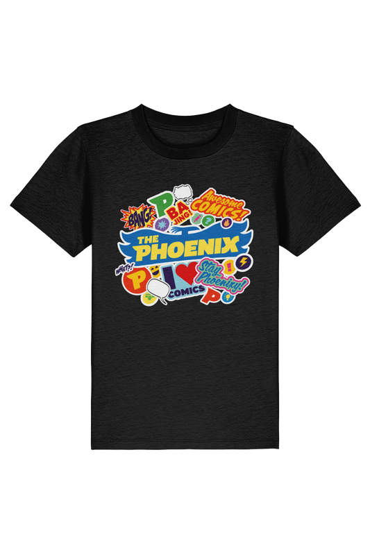 Phoenix Sticker Style kids t-shirt