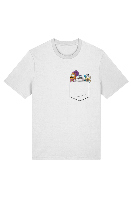 Toby and the Pixies Pocket adult t-shirt