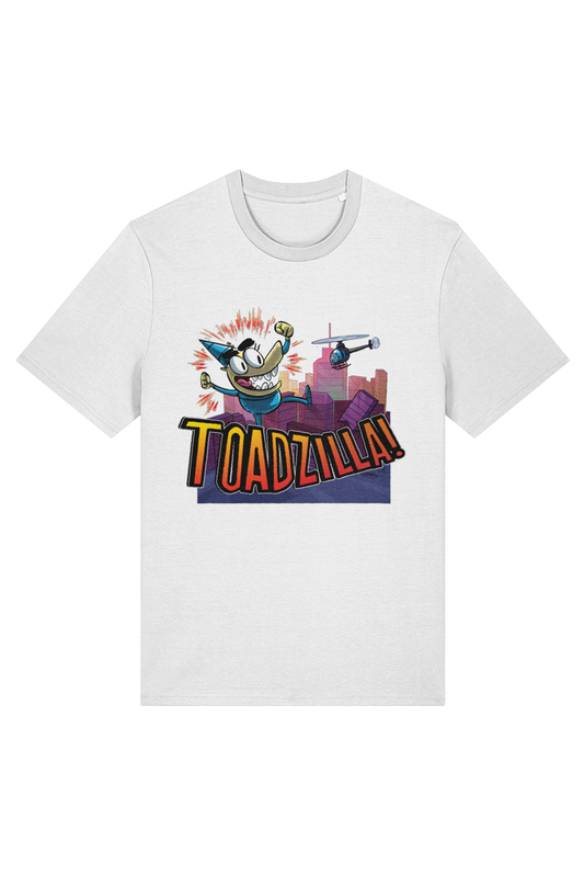 Toby and the Pixies Toadzilla adult t-shirt