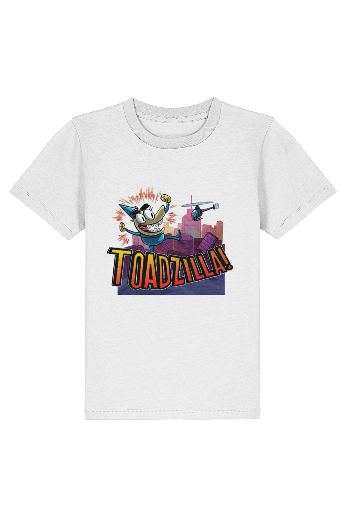 Toby and the Pixies Toadzilla kids t-shirt