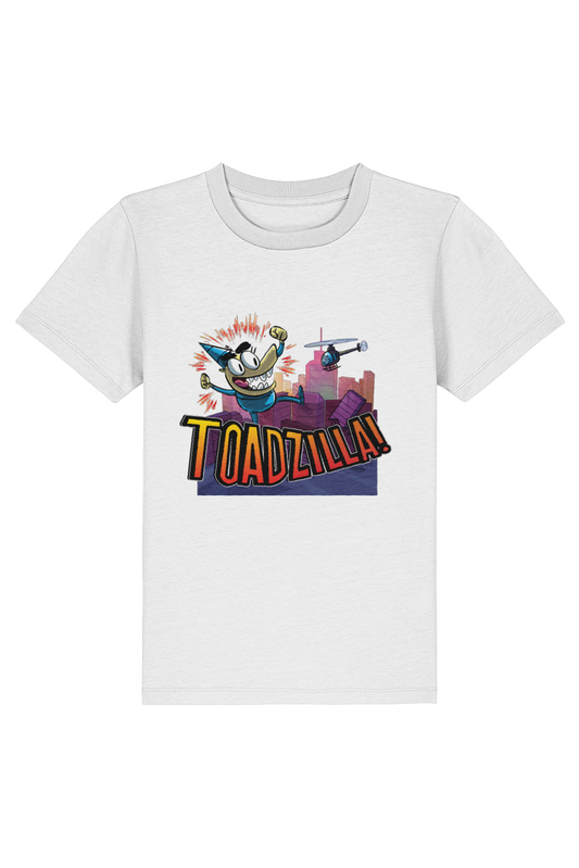 Toby and the Pixies Toadzilla kids t-shirt