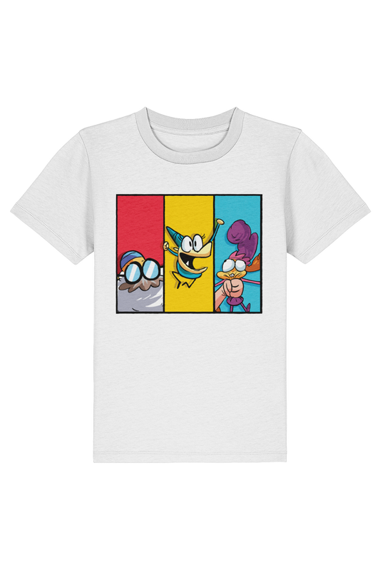 Toby and the Pixies Tri-Stripe kids t-shirt