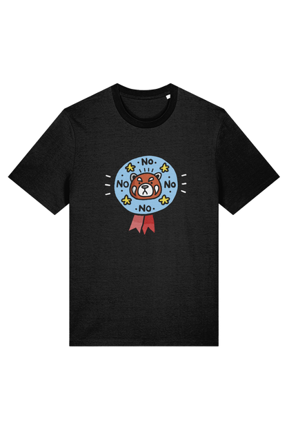 Squid Bits Jerk Face Red Panda adult t-shirt