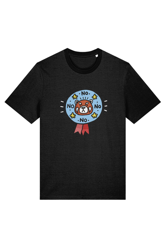 Squid Bits Jerk Face Red Panda adult t-shirt