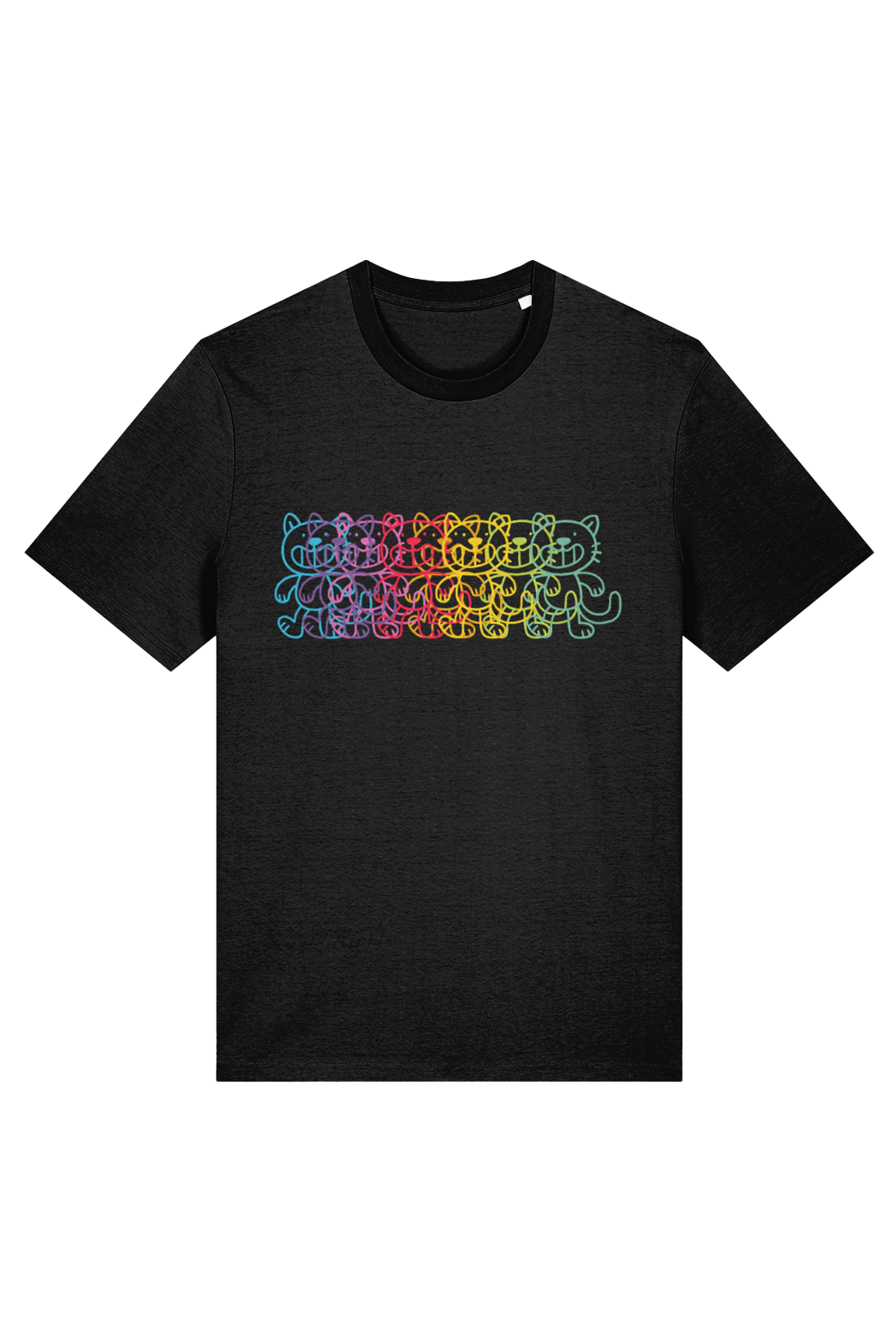 Squid Bits Rainbow Cat adult t-shirt