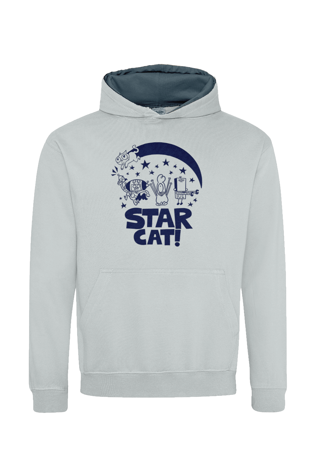 Star Cat Centre Groupshot kids hoodie