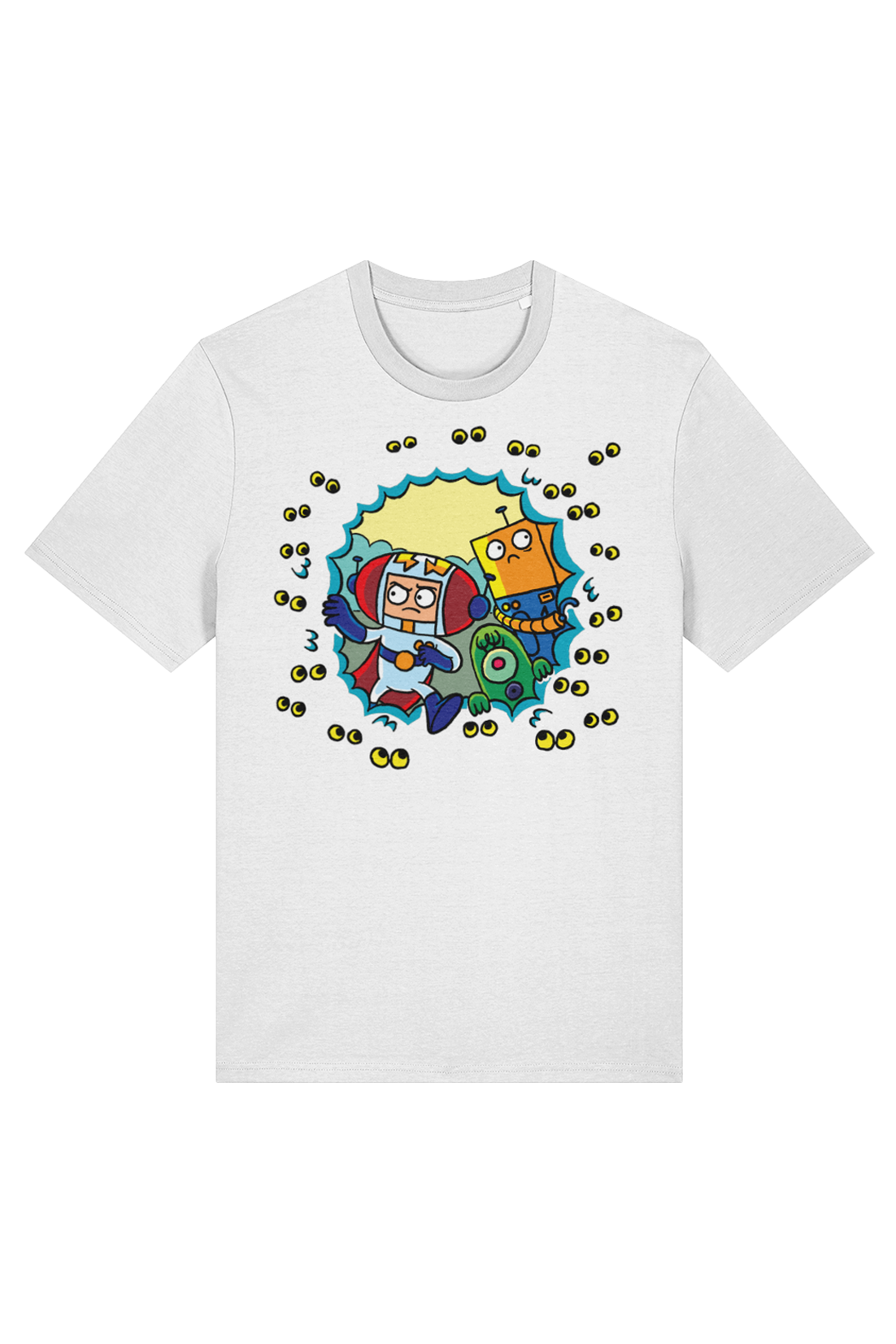 Star Cat Googly Eyes adult t-shirt