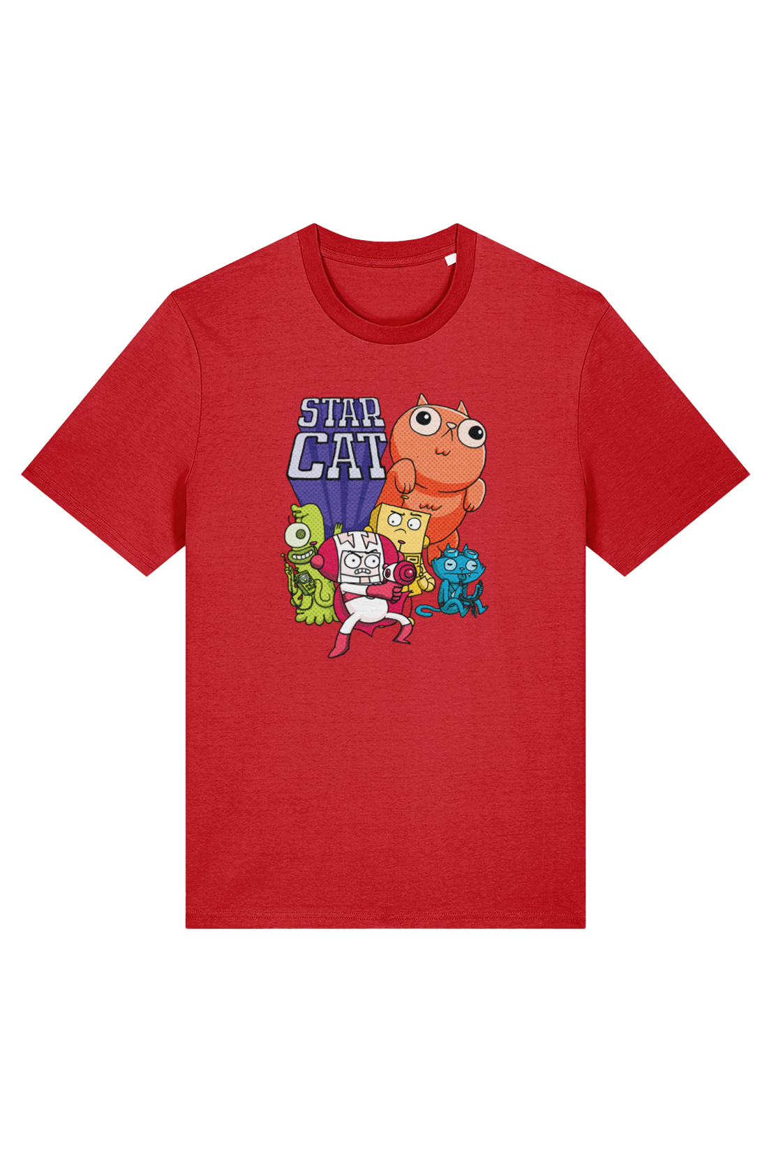 Star Cat Groupshot adult t-shirt