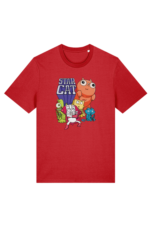 Star Cat Groupshot adult t-shirt