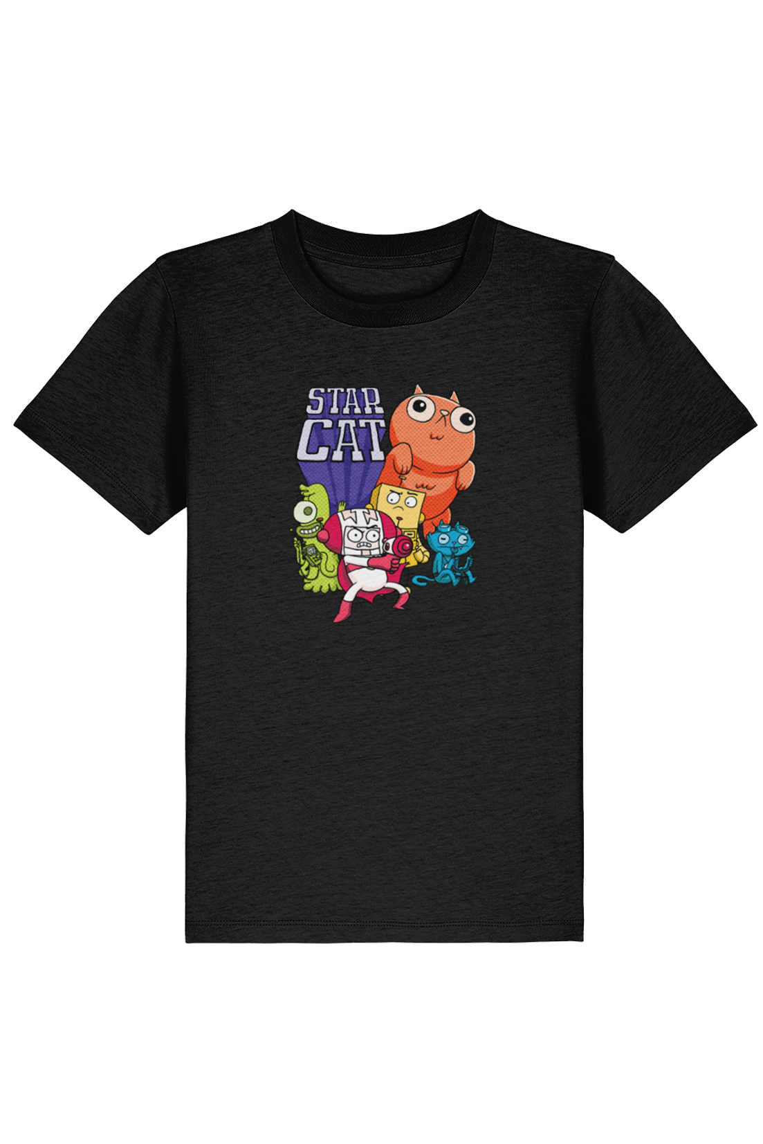 Star Cat Groupshot kids t-shirt