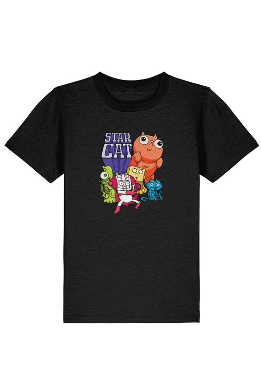 Star Cat Groupshot kids t-shirt